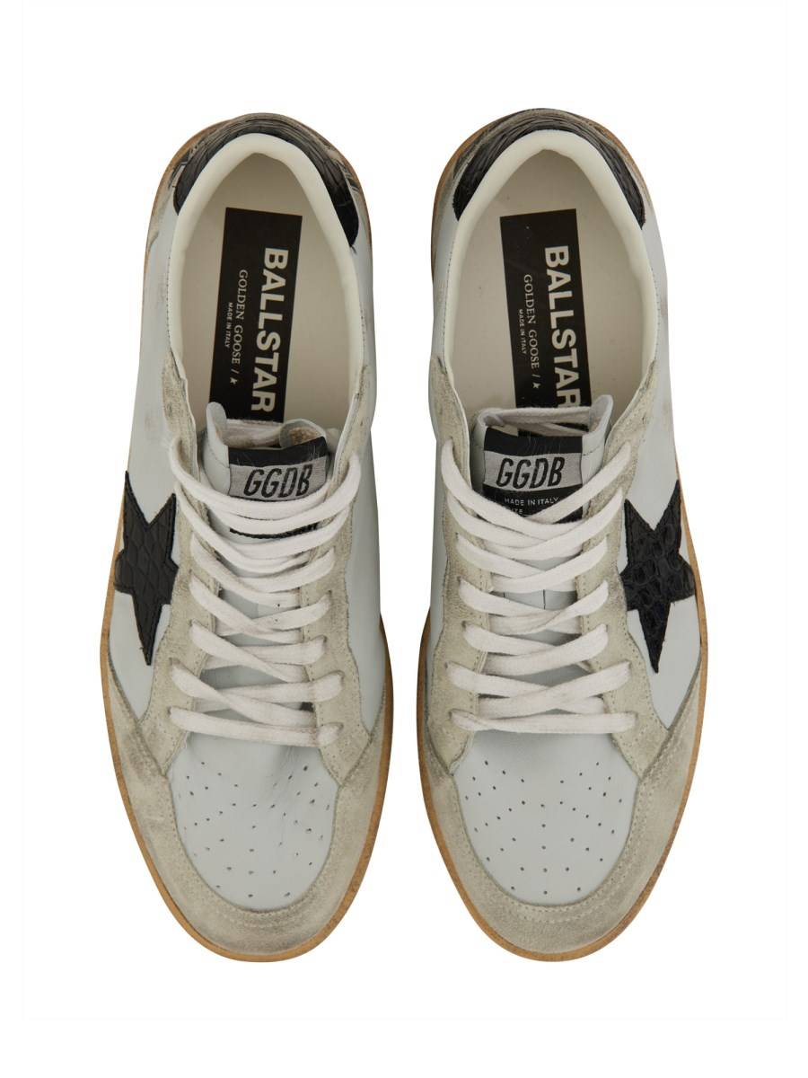 GOLDEN GOOSE SNEAKER BALL STAR IN PELLE Sconto