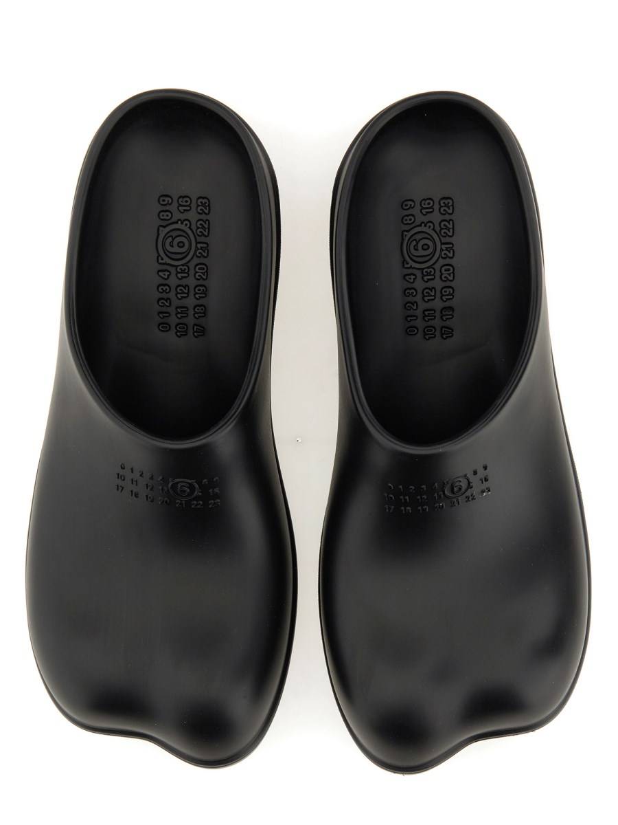 MM6 MAISON MARGIELA ZOCCOLI ANATOMIC in gomma In Vendita