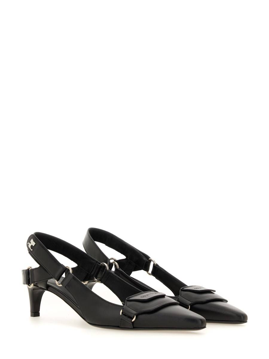 COURREGES PUMP RACER IN PELLE Offerte stagionali