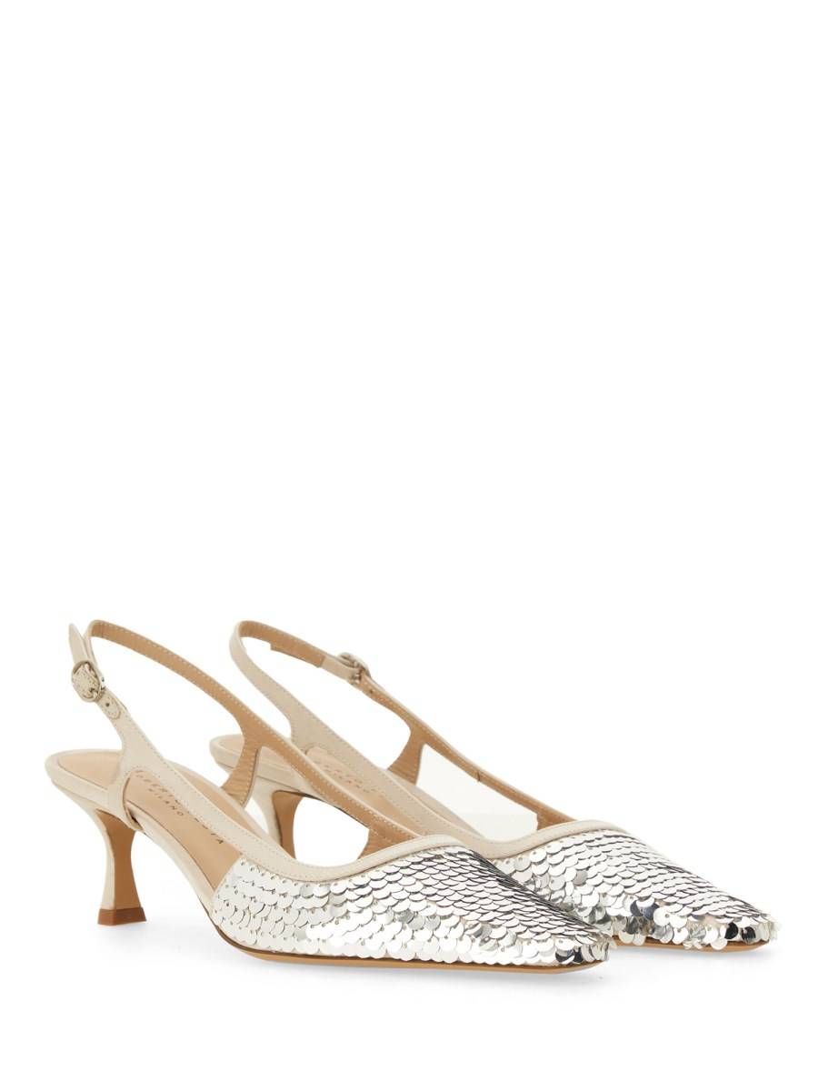 ROBERTO FESTA SLINGBACK SIVIGLIA IN RASO CON PAILLETTES In vendita