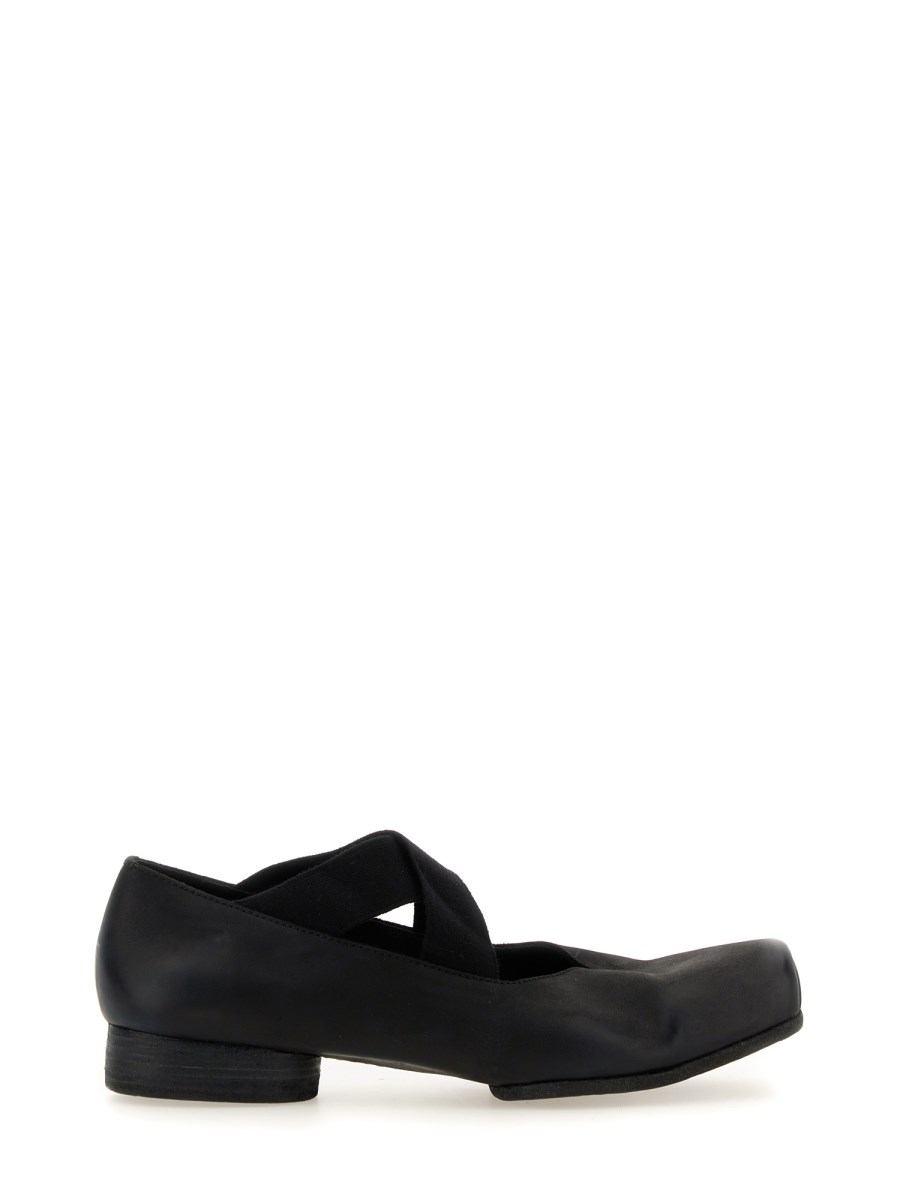 UMA WANG BALLERINA IN PELLE CON FASCE ELASTICHE Negozi Online
