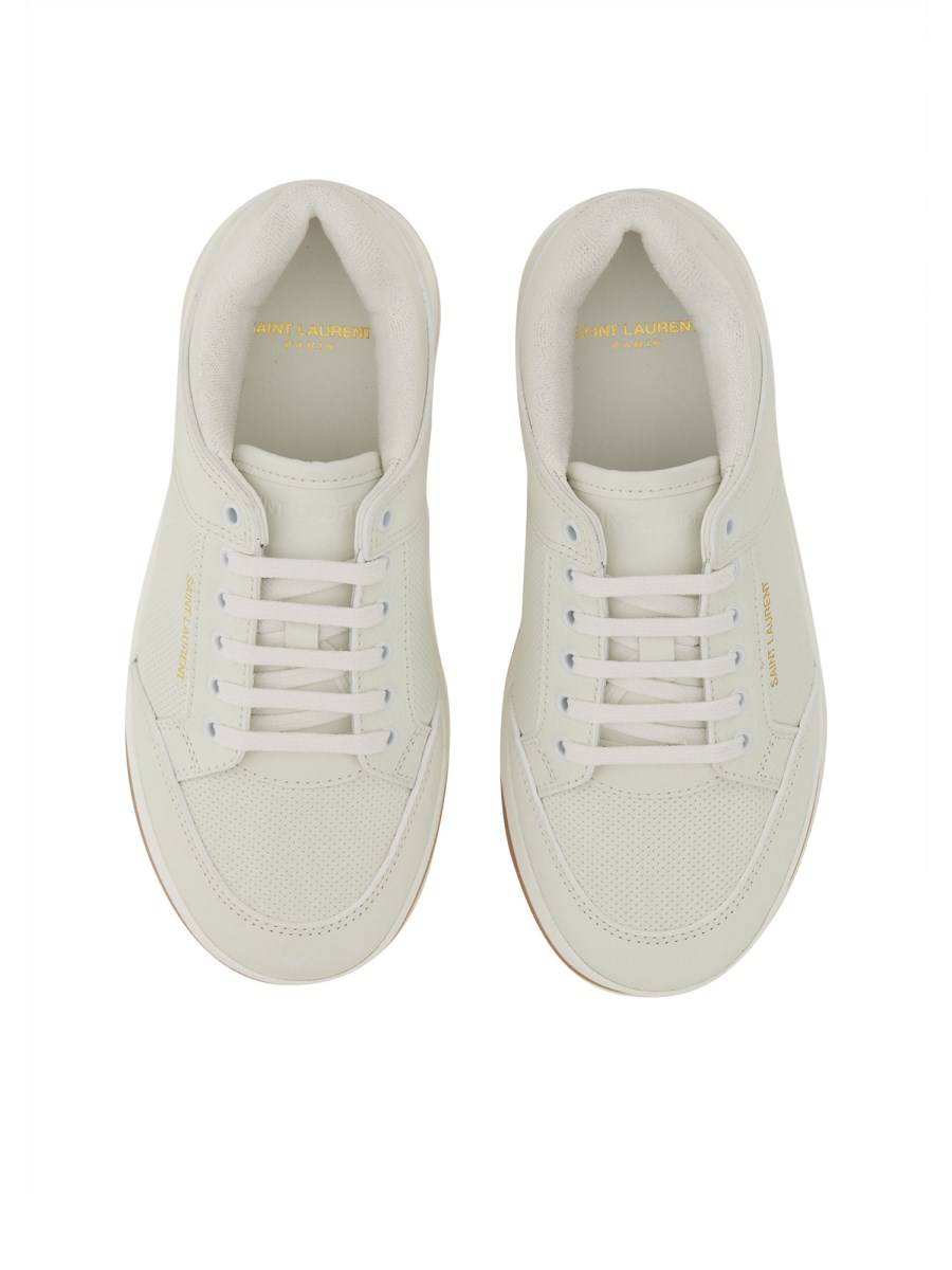 SAINT LAURENT SNEAKER LOW TOP "SL61" IN PELLE TRAFORATA Convenienza