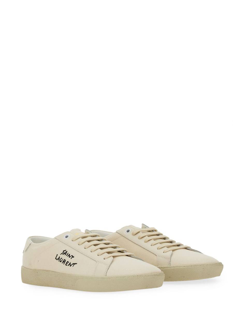 SAINT LAURENT SNEAKER COURT SL/066 CON LOGO RICAMATO Presa
