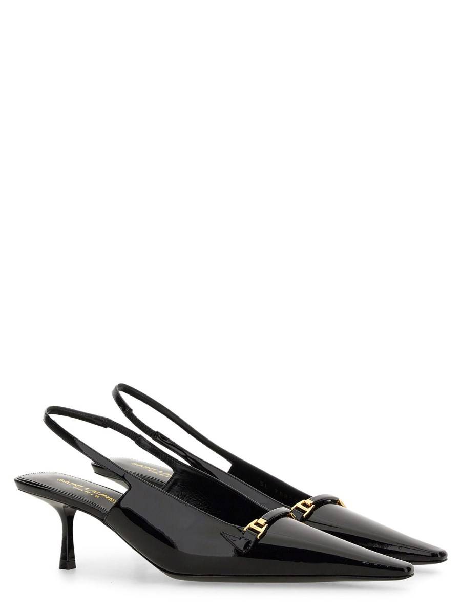 SAINT LAURENT DÉCOLLETÉ SLINGBACK CARINE IN VERNICE Offerta San Valentino
