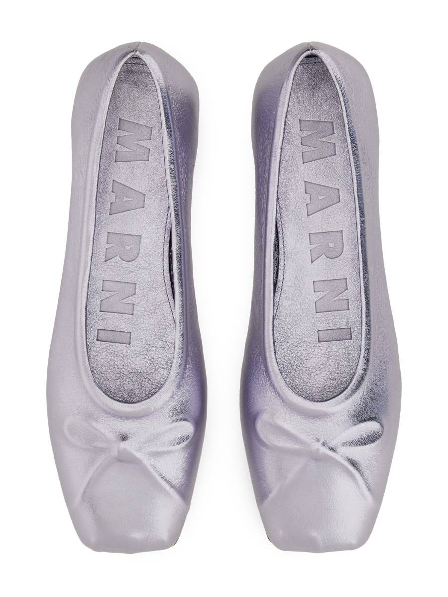 MARNI BALLERINA LITTLE BOW IN NAPPA Offerta Anniversario