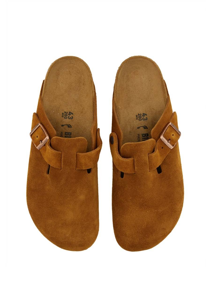 BIRKENSTOCK SABOT "BOSTON" IN SUEDE Latest stili