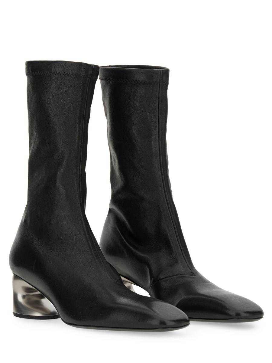 JIL SANDER STIVALETTO IN PELLE Fino al 55% di sconto