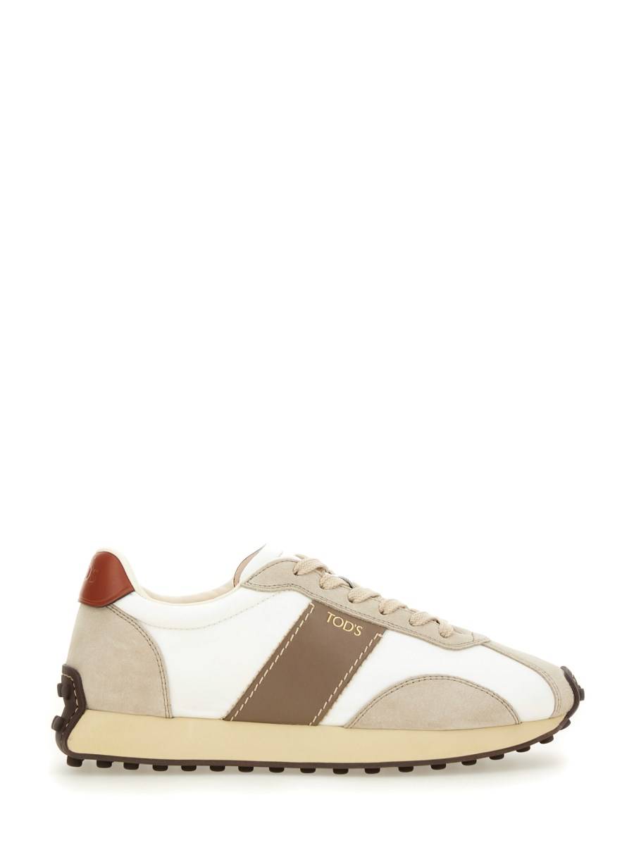 TOD&#39;S SNEAKER IN PELLE E TESSUTO 50% di sconto con spedizione gratuita