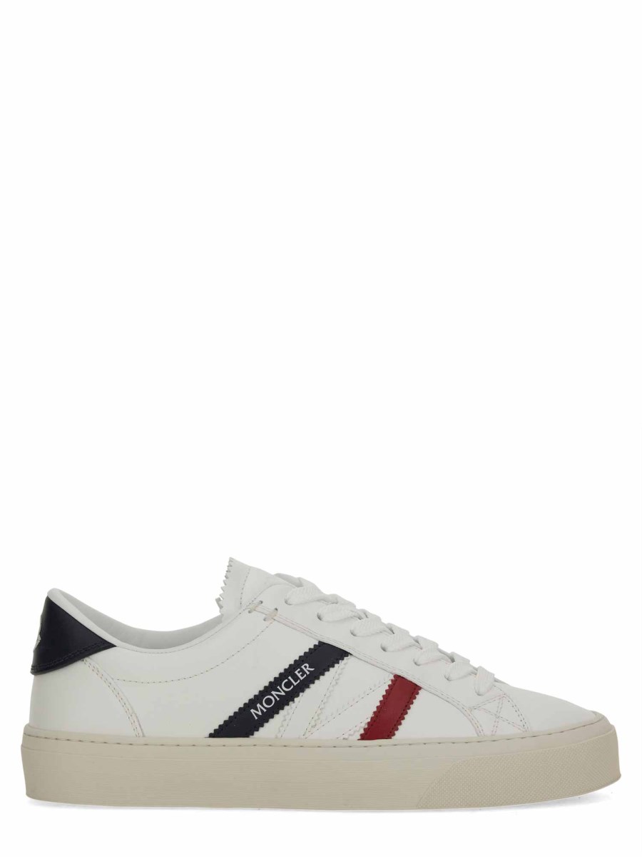 MONCLER SNEAKER MONACO2 IN PELLE Duty-free