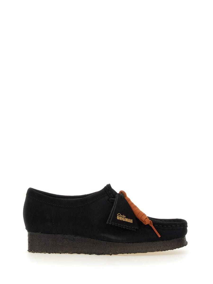 CLARKS SANDALO "WALLABEE" IN PELLE