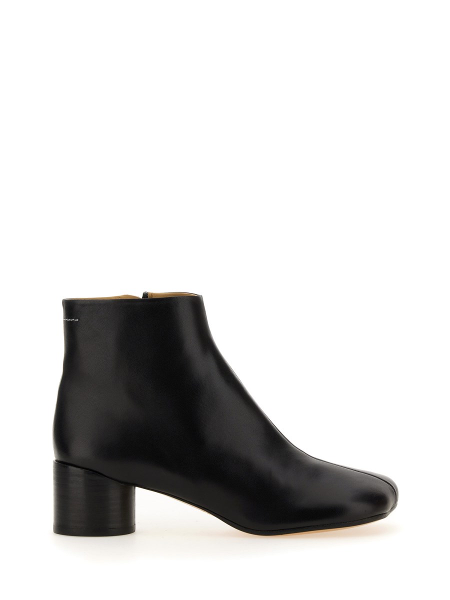 MM6 MAISON MARGIELA STIVALETTO IN PELLE Spedizione Gratuita