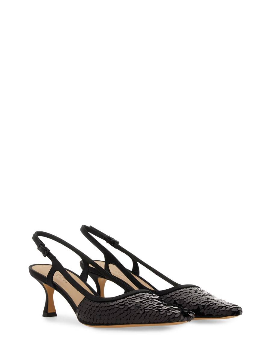 ROBERTO FESTA SLINGBACK SIVIGLIA IN RASO CON PAILLETTES Acquista Ora
