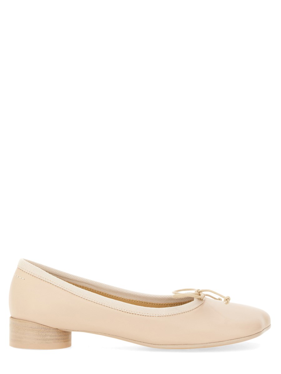 MM6 MAISON MARGIELA BALLERINE ANATOMICHE CLASSICHE IN PELLE Saldi