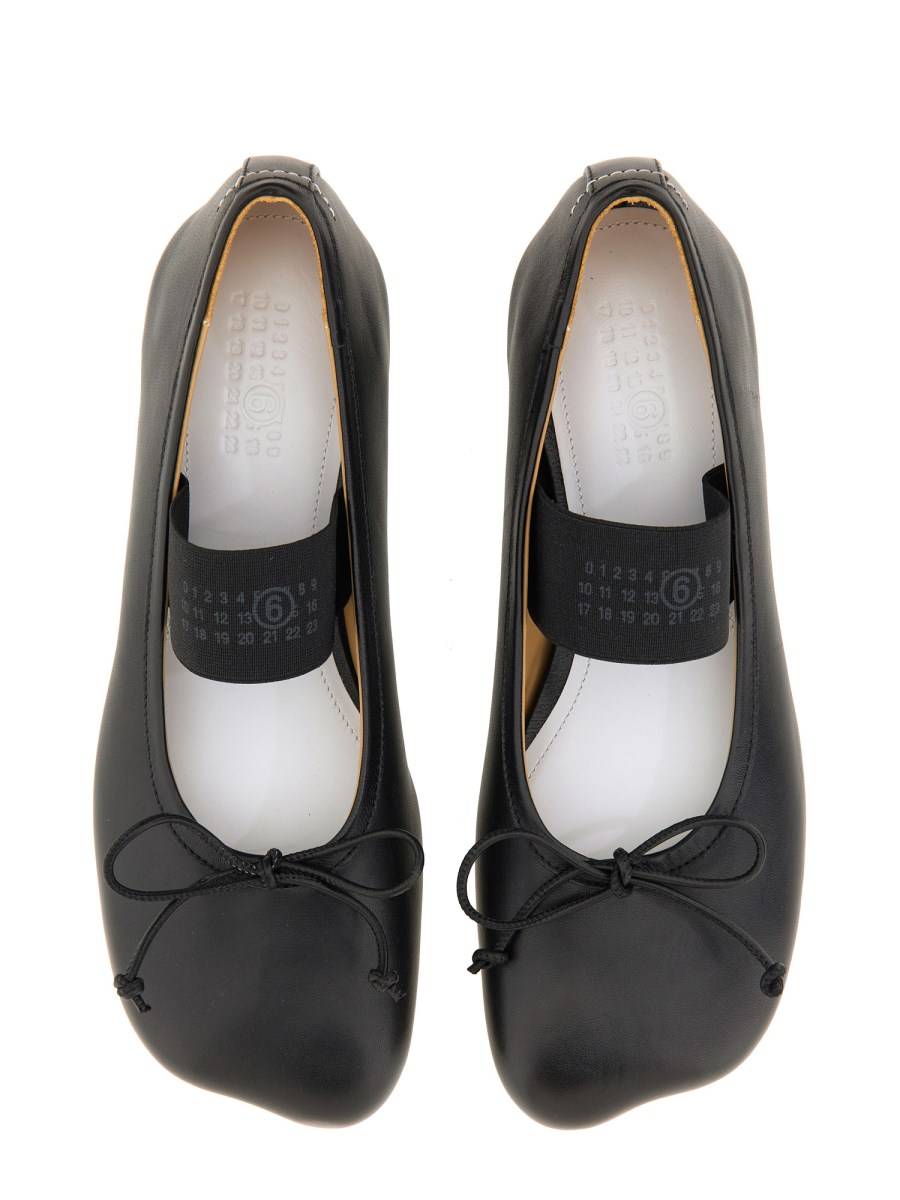 MM6 MAISON MARGIELA BALLERINA ANATOMIC IN PELLE Offerte