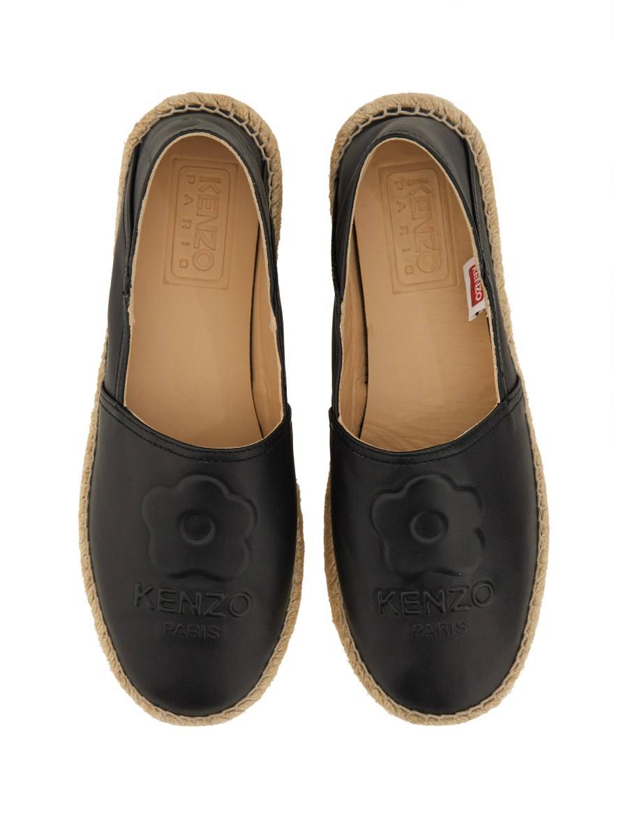 KENZO ESPADRILLA CON LOGO IN PELLE I Più Venduti