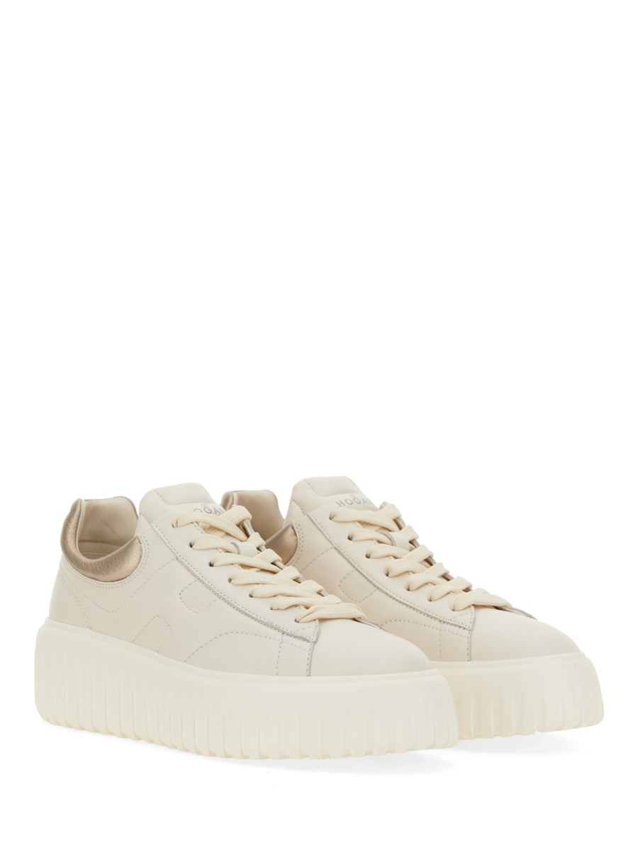 HOGAN SNEAKER H-STRIPES IN PELLE In Saldo
