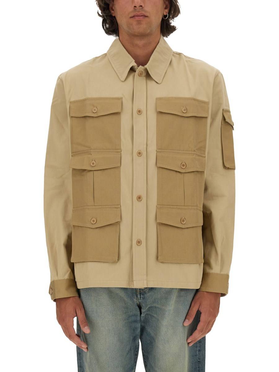 KENZO CAMICIA CARGO IN COTONE Vendite stagionali