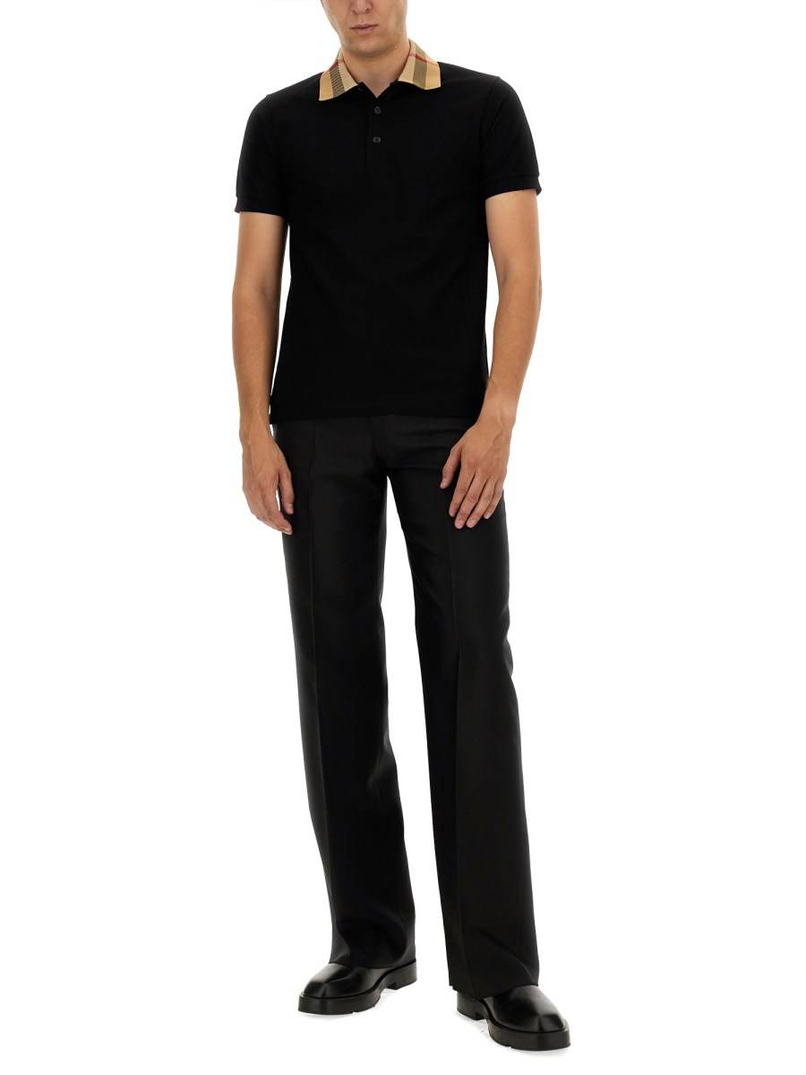 BURBERRY POLO IN COTONE Black Friday