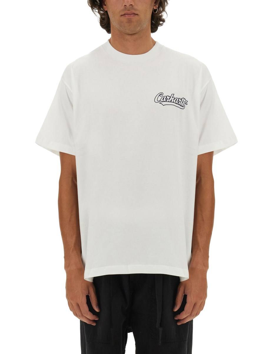 CARHARTT WIP T-SHIRT CON LOGO IN COTONE ORGANICO Offerta San Valentino