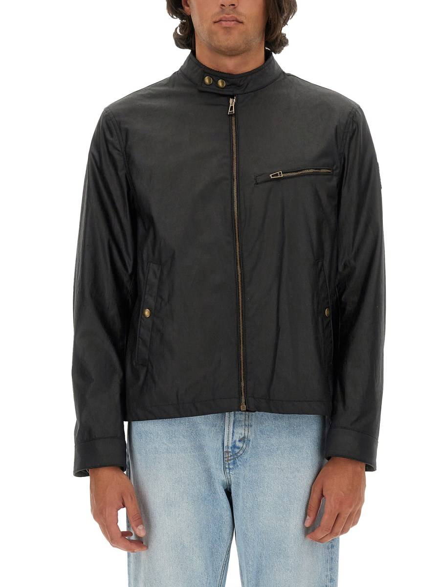 BELSTAFF GIACCA WALKHAM IN ECO PELLE Smaltimento dello stoccaggio