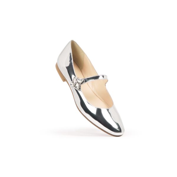 ﻿Prosperine Ballerina “Bebè” da Donna Effetto Specchio con Laccio Qualità