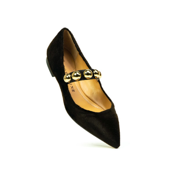 Prosperine Ballerina da Donna con Fascia e Borchie Consegna Veloce