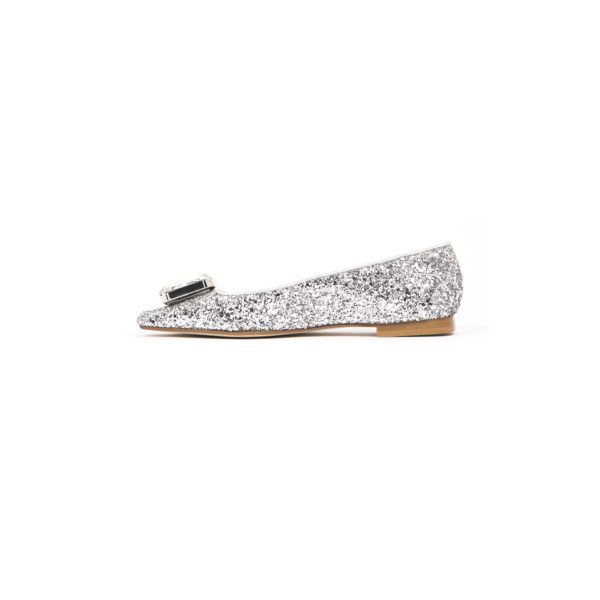 Prosperine Ballerina da Donna in Glitter con Pietra Novità