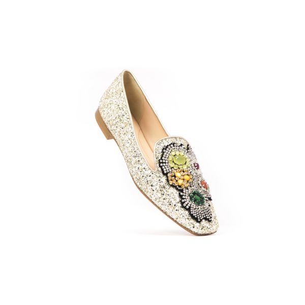 Prosperine Ballerina da Donna in Glitter con Pietre Presa