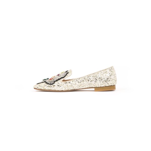 Prosperine Ballerina da Donna in Glitter con Pietre Presa