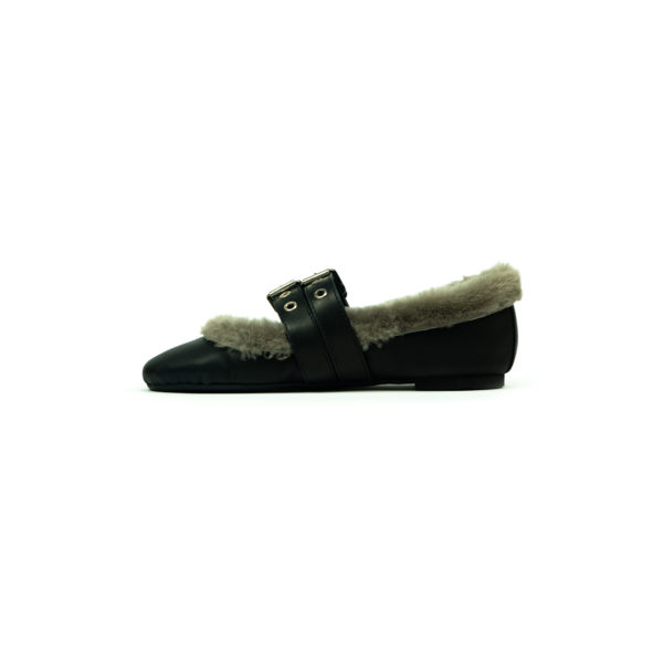 Prosperine Ballerina da Donna in Nappa con Peluche Online