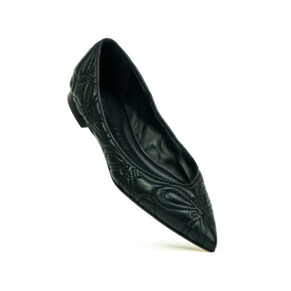 Prosperine Ballerina da Donna in Nappa Nera Outlet