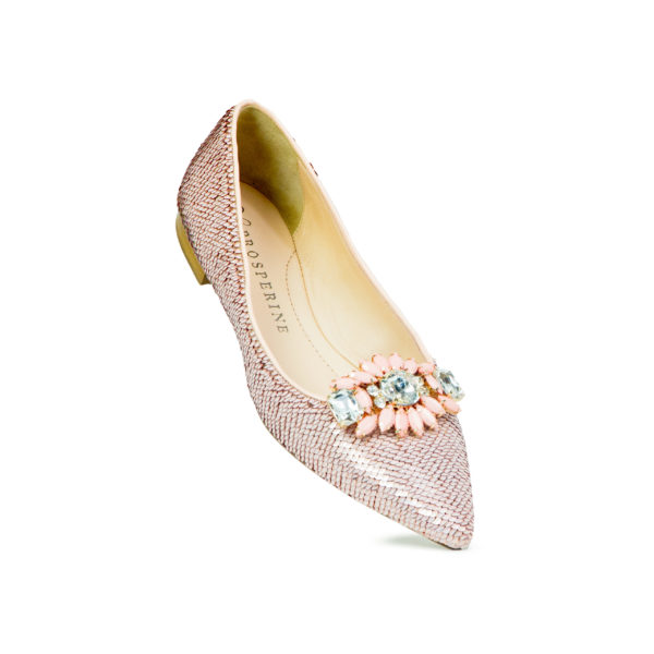 Prosperine Ballerina da Donna in Pailettes Rosa In Vendita