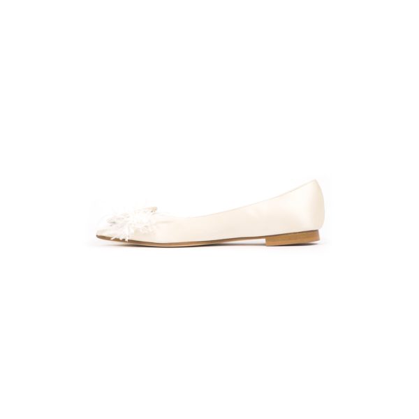 Prosperine Ballerina da Donna in Raso con Piume Vendita Economica