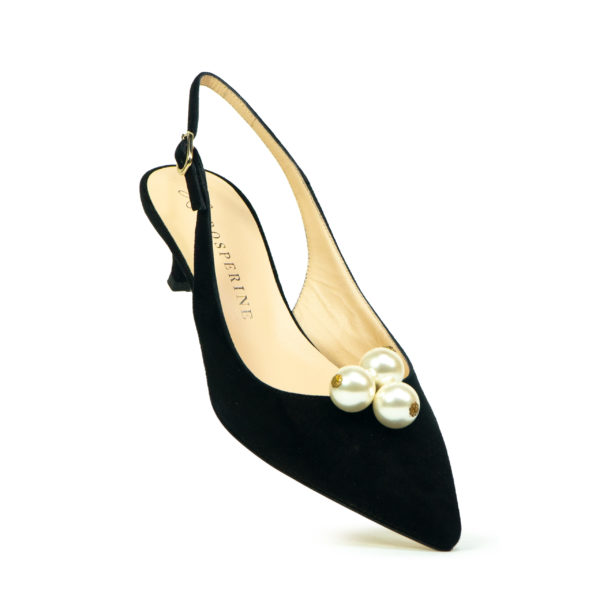 Prosperine Chanel da Donna in Camoscio con Perle 2025