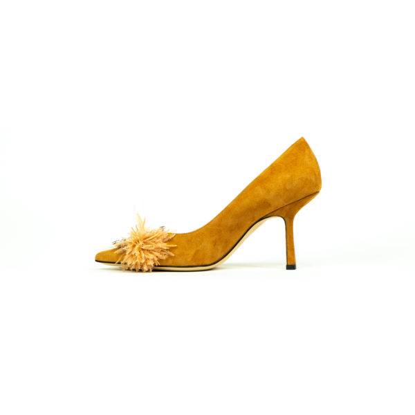 Prosperine Decolletè da Donna in Camoscio Camel Pezzi Unici