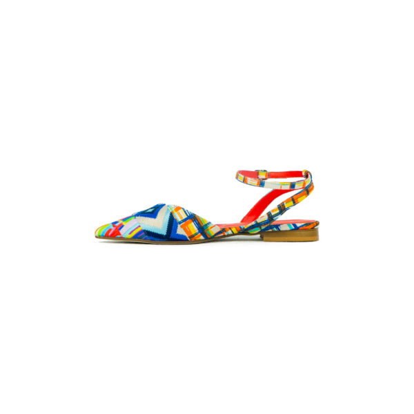 Prosperine Sandalo da Donna in Tessuto Multicolor In Linea
