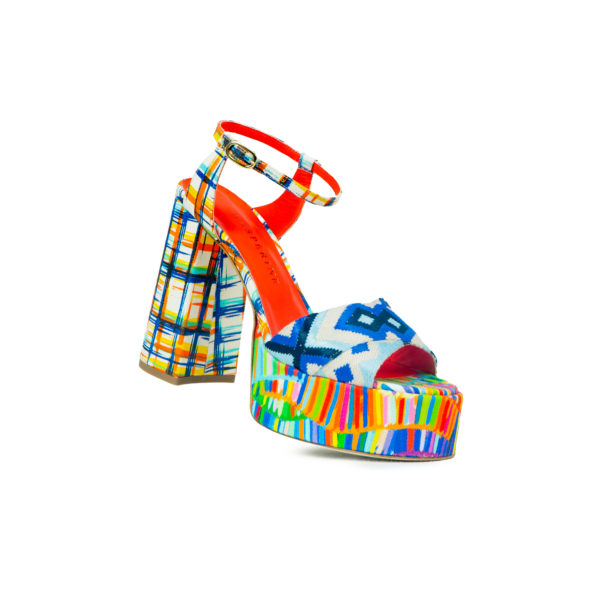Prosperine Sandalo da Donna con Plateu Multicolor I Più Venduti
