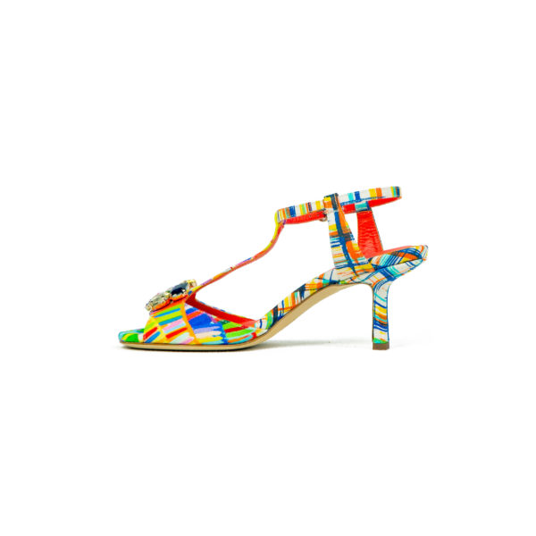 Prosperine Sandalo da Donna in Tessuto Multicolor Pezzi Unici