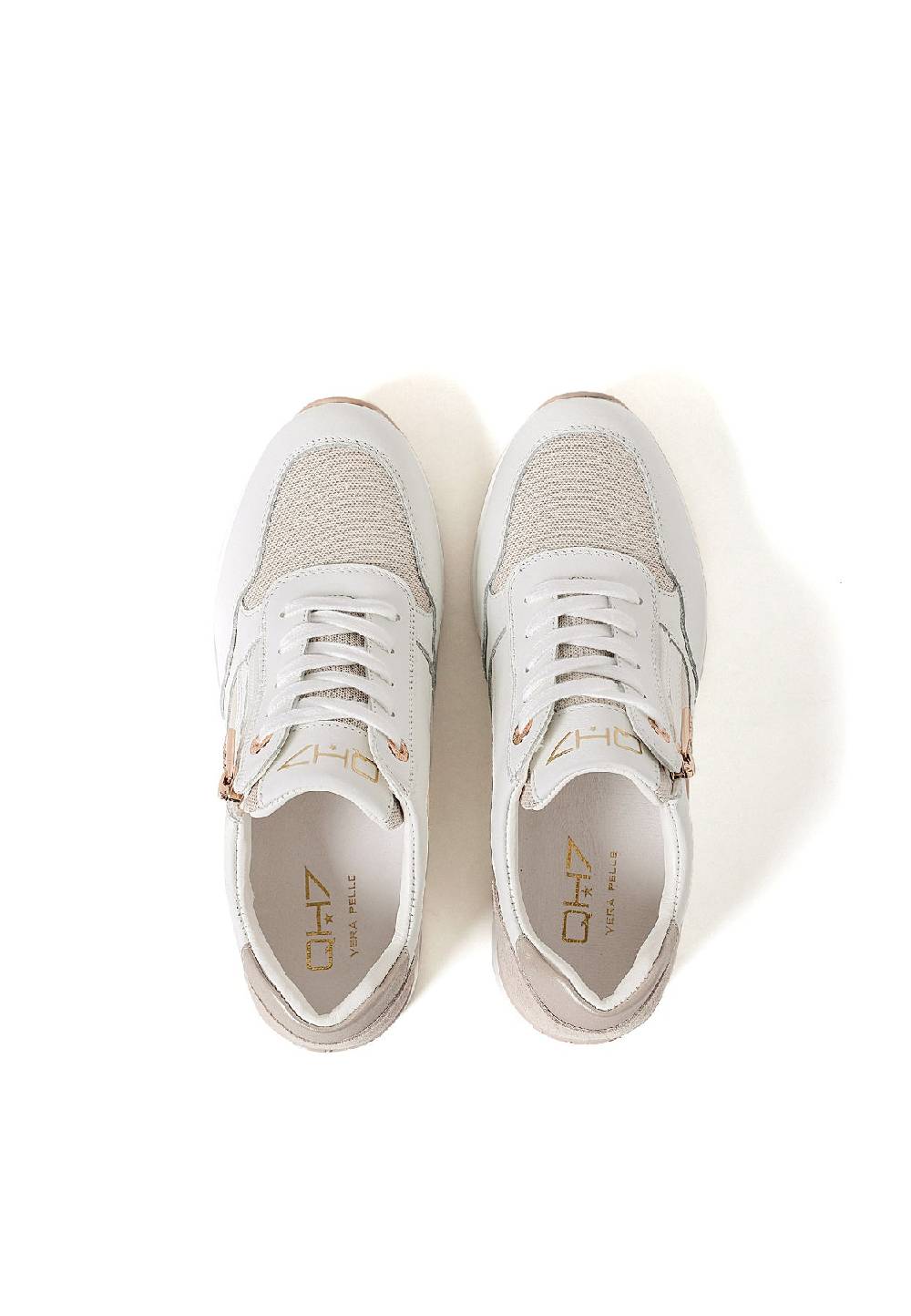 Queen Helena Sneakers QH7016 Vera Pelle Qualità Garantita