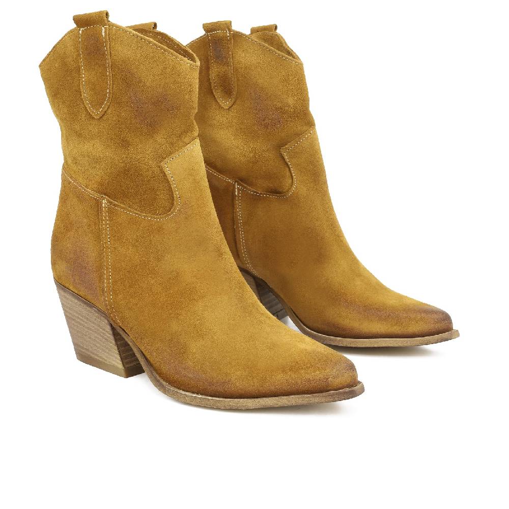 Queen Helena Stivaletti texani - MARA 120 - vera pelle Promozione