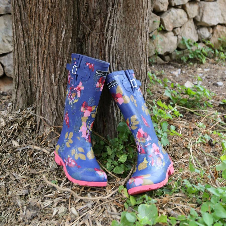Scarpe Vita Bottes de Pluie - FLORAL Qualità