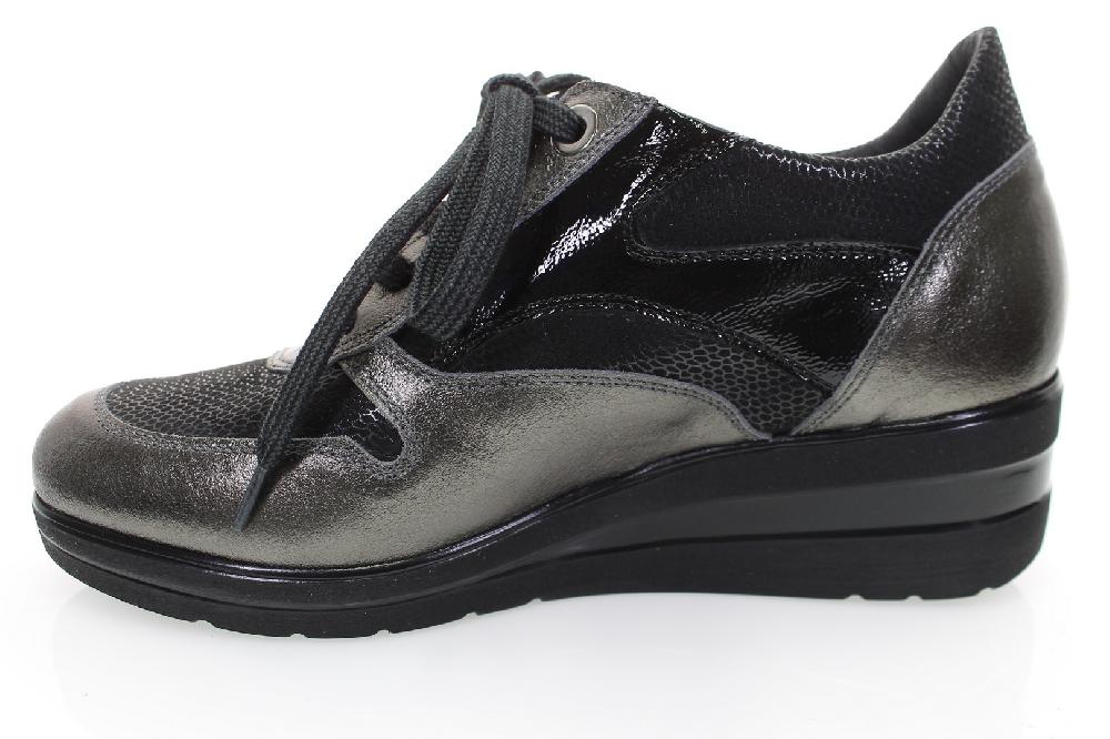 Soffice Sogno Sneaker in pelle con lacci e zip Qualità Garantita