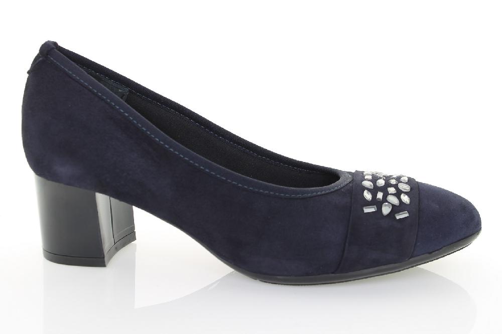 Soffice Sogno Décolleté in camoscio con strass Online