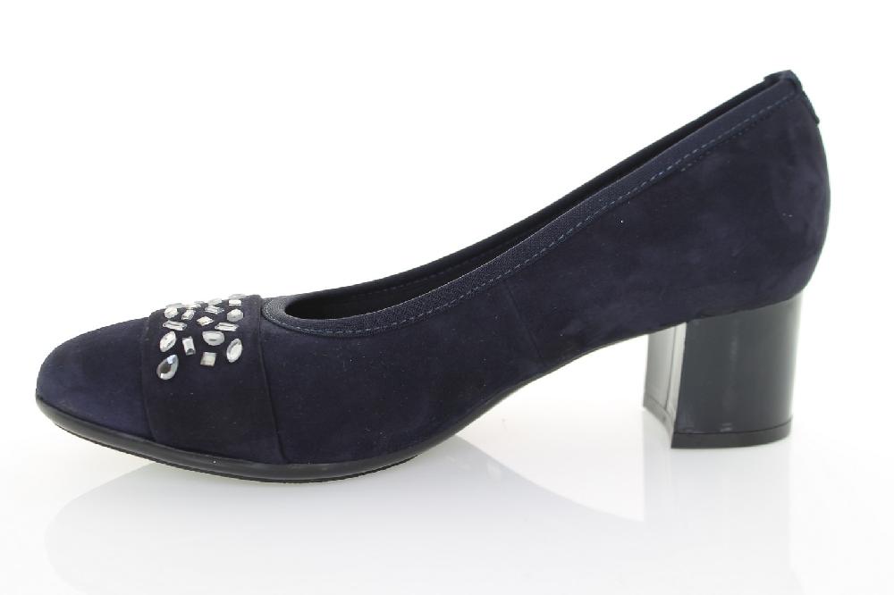 Soffice Sogno Décolleté in camoscio con strass Online