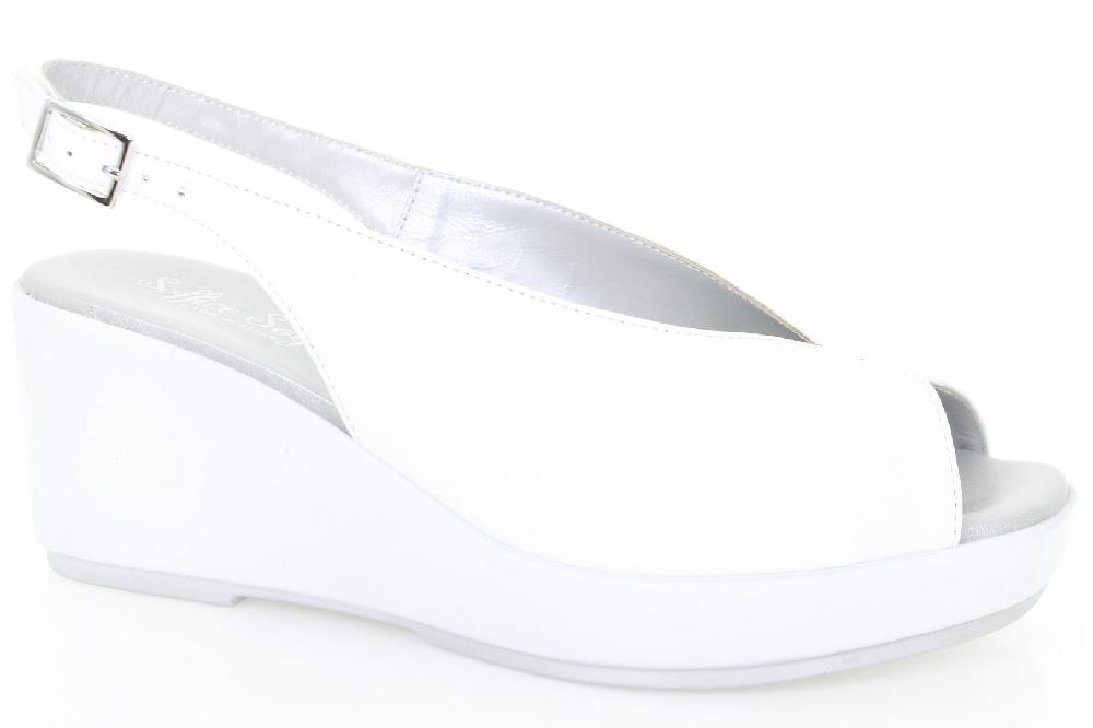 Soffice Sogno Sandalo in pelle su zeppa Offerte
