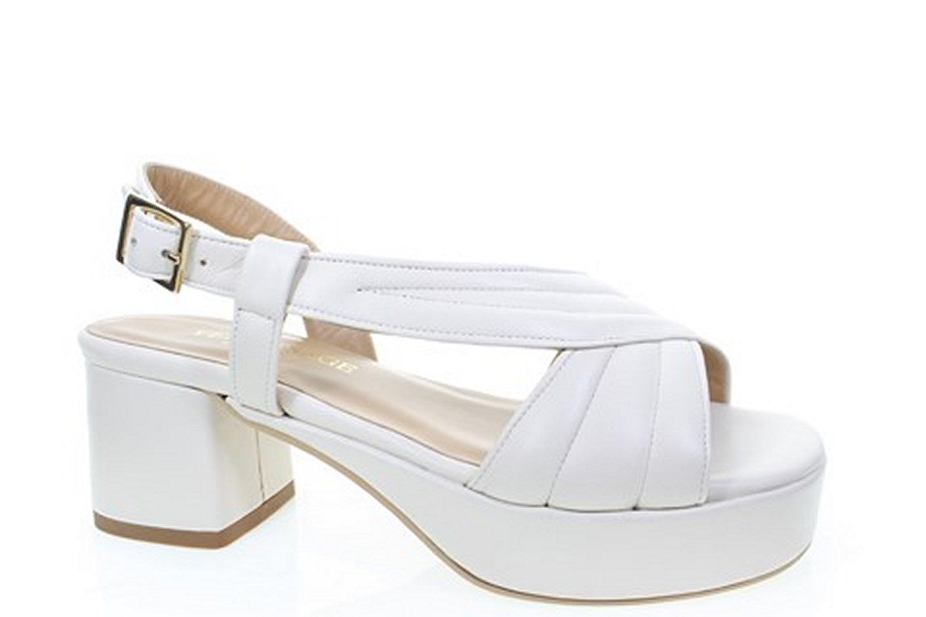 Soffice Sogno Sandalo in pelle con plateau Saldi Di Fabbrica