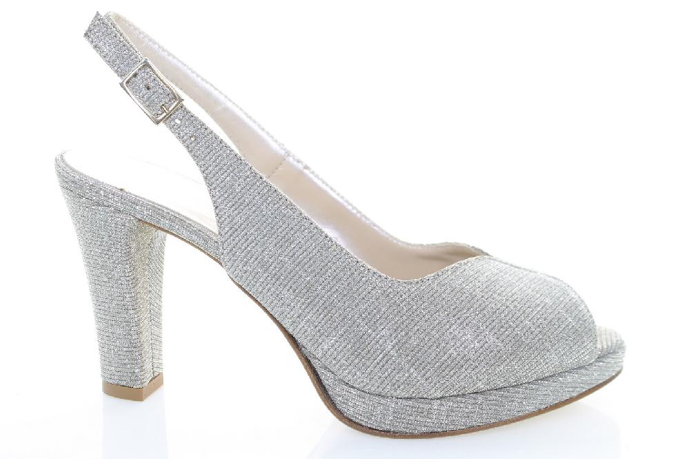 Soffice Sogno Sandalo in tessuto effetto glitter Vendita