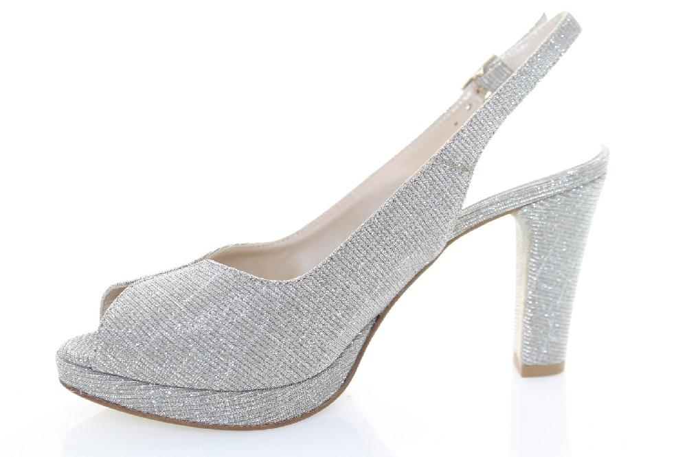 Soffice Sogno Sandalo in tessuto effetto glitter Vendita
