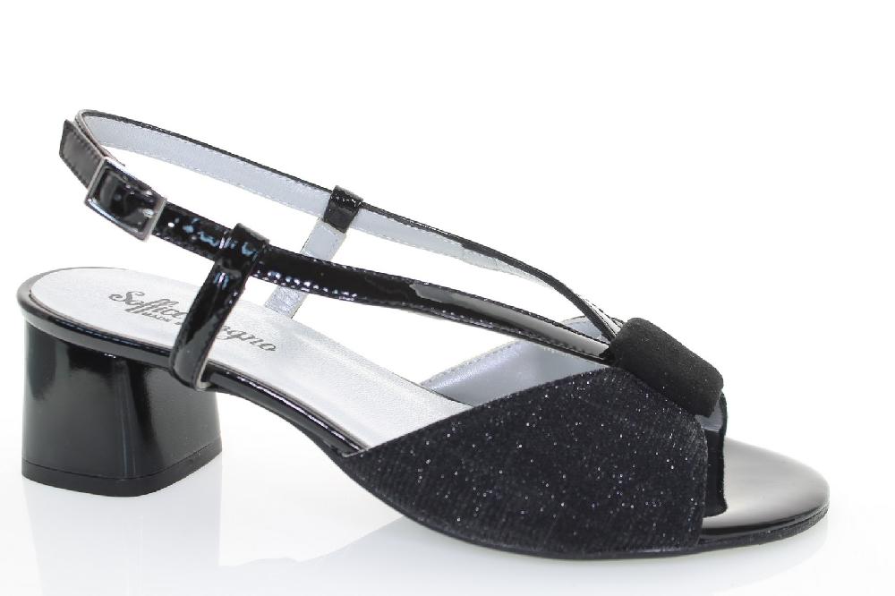 Soffice Sogno Sandalo in tessuto e vernice Shopping Online