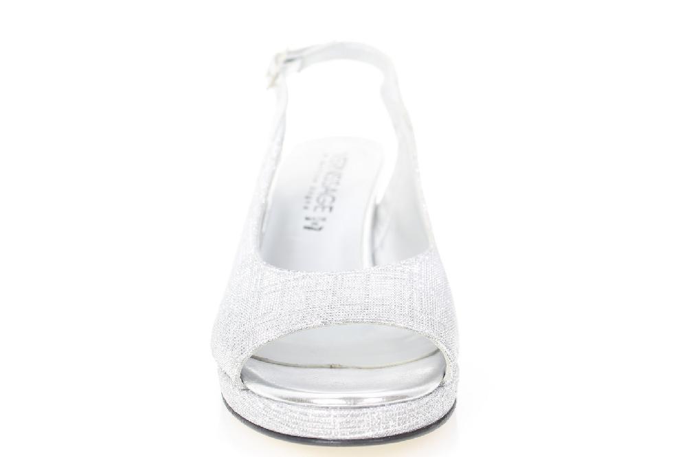 Soffice Sogno Sandalo in tessuto effetto glitter Prezzo Ridotto